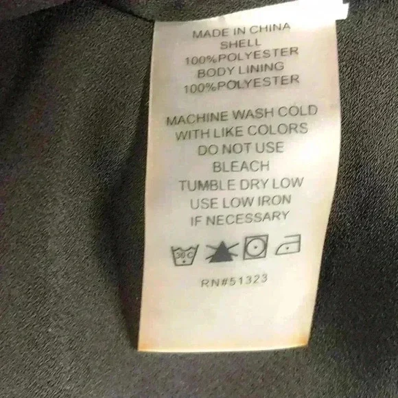 NEW Vince Camuto Blouse Black - Picture 9 of 9